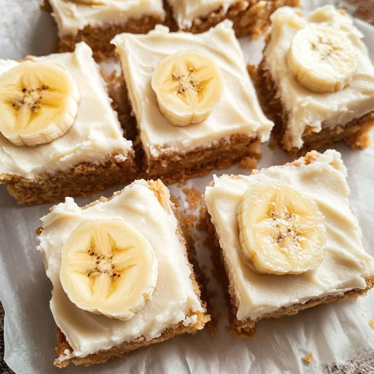 Banana Bars with Cream Cheese Frosting