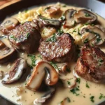 Blanquette de Filet Mignon de boeuf aux Champignons