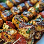 Brochettes de Poulet au Chorizo & Herbes