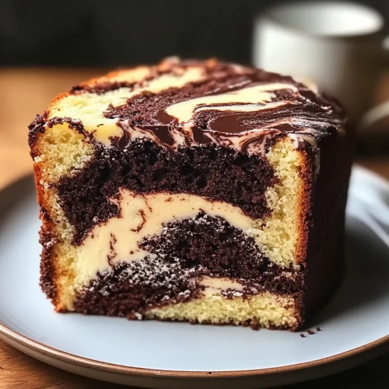 Cake Marbré Ultra Moelleux au Chocolat