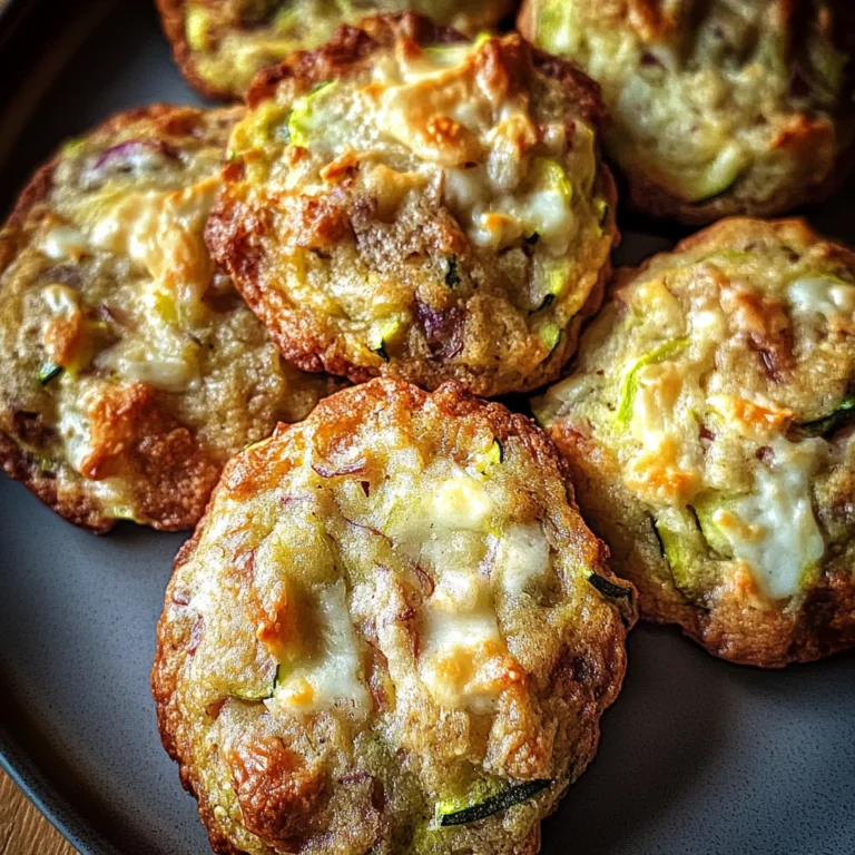 Cookies Salés Courgette, Parmesan & Oignon Rouge