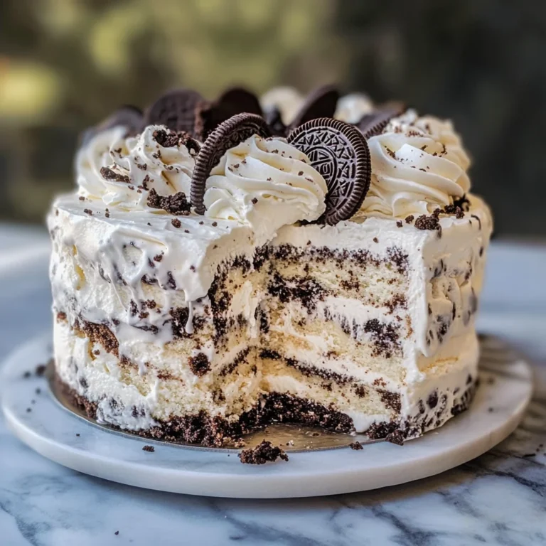 Cookies and Cream Ice Cream Cake
