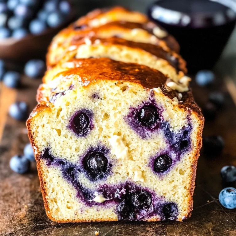 Cream Cheese Blueberry Bread