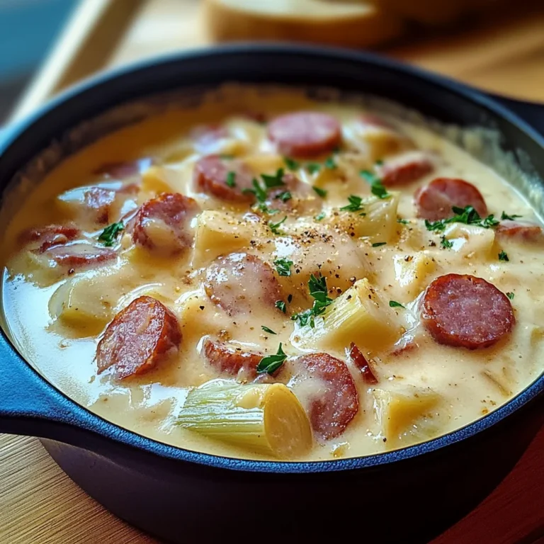 Fondue d’Endives Crémeuse aux Saucisses Fumées