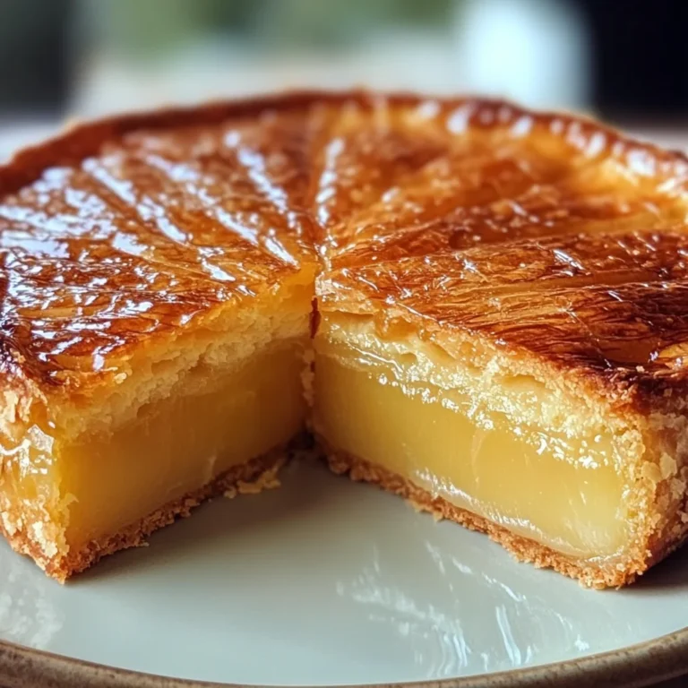 Gâteau Basque aux Amandes & Vanille