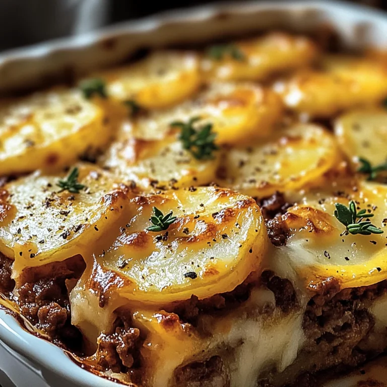 Gratin de Pommes de Terre et Bœuf Haché