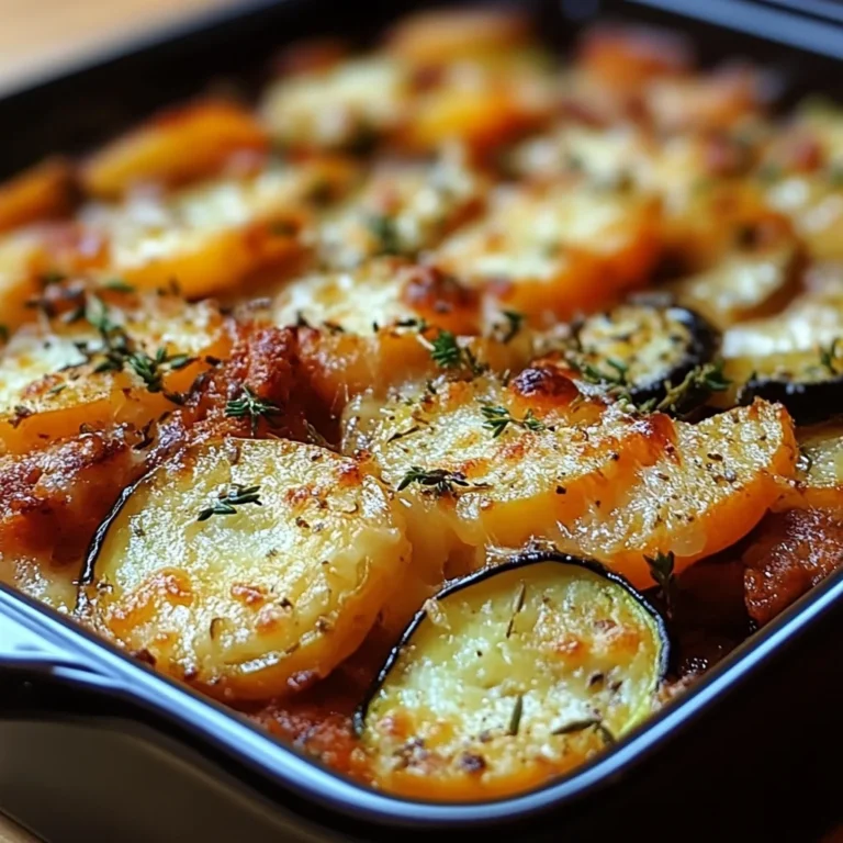 Gratin de légumes au paprika et chorizo