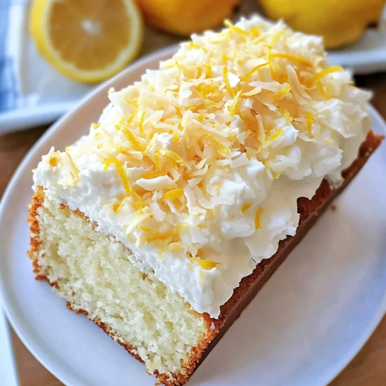 Lemon Coconut Cake