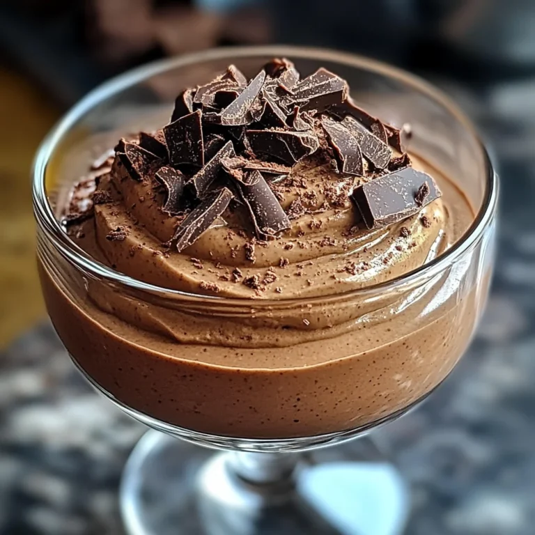 Mousse Mascarpone au Chocolat