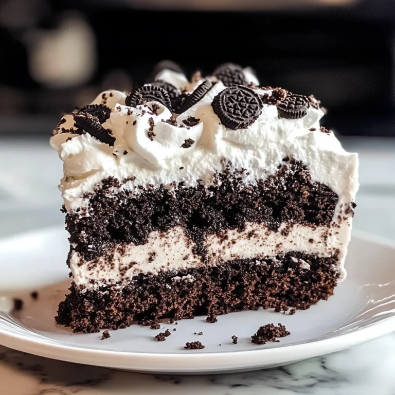 Oreo Poke Cake
