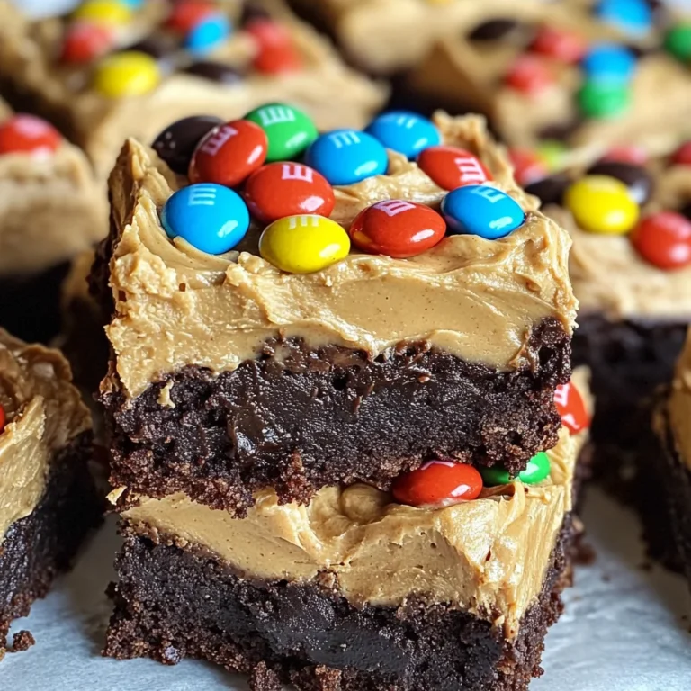 Peanut Butter Whip Brownies