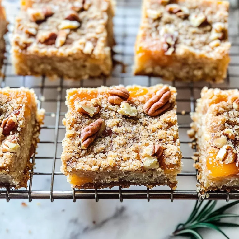 Rosemary Apricot Bars