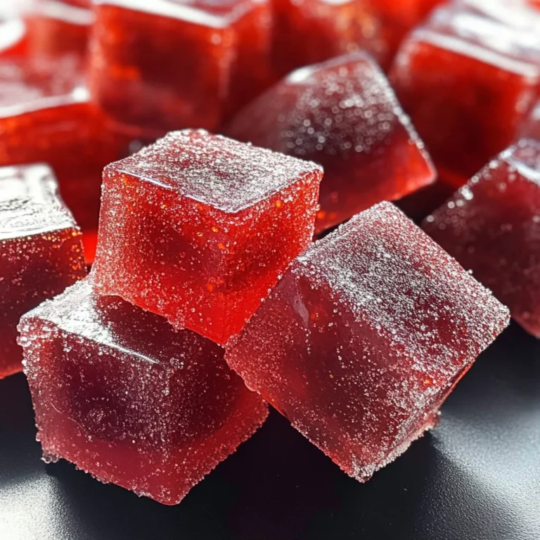 Strawberry and chilli jellies