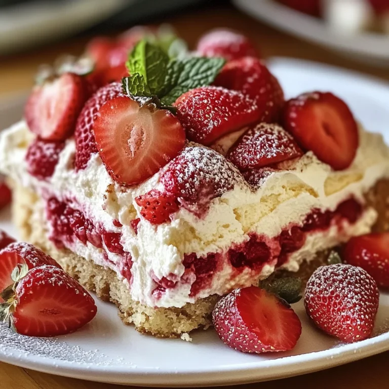 Tiramisu gourmand aux fraises