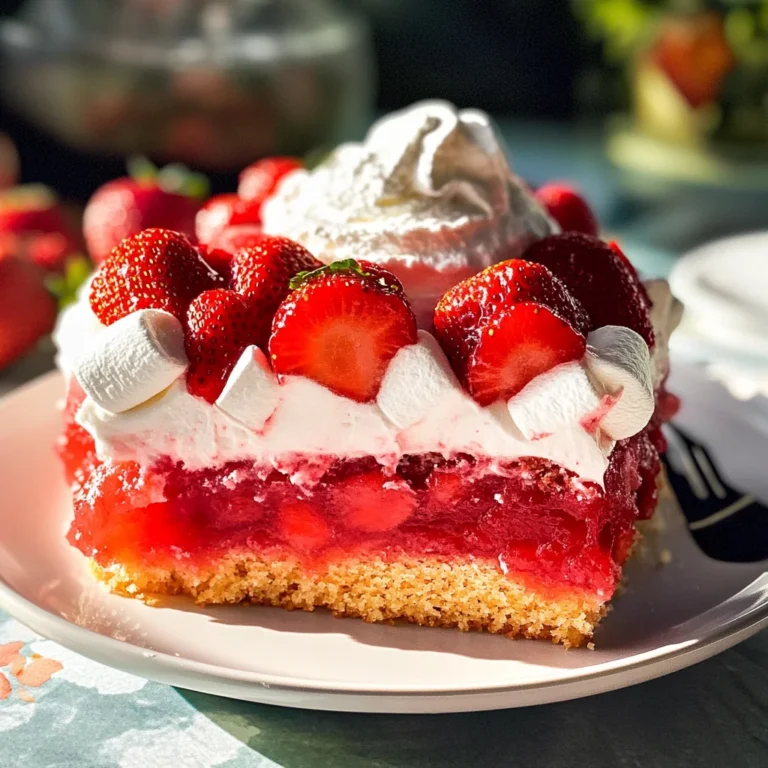 Upside Down Strawberry Cake