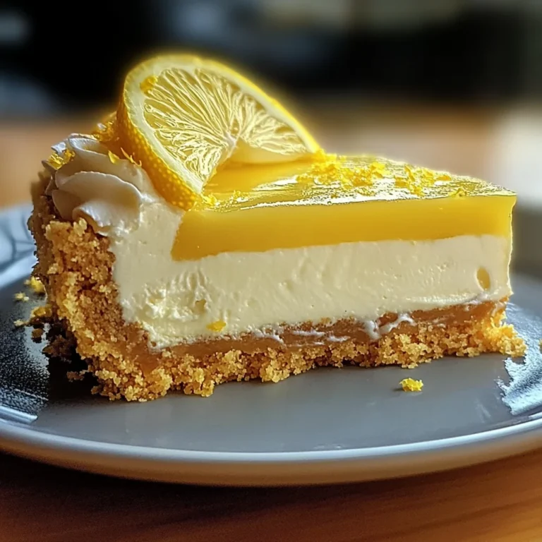 Cheesecake Citron Sans Cuisson