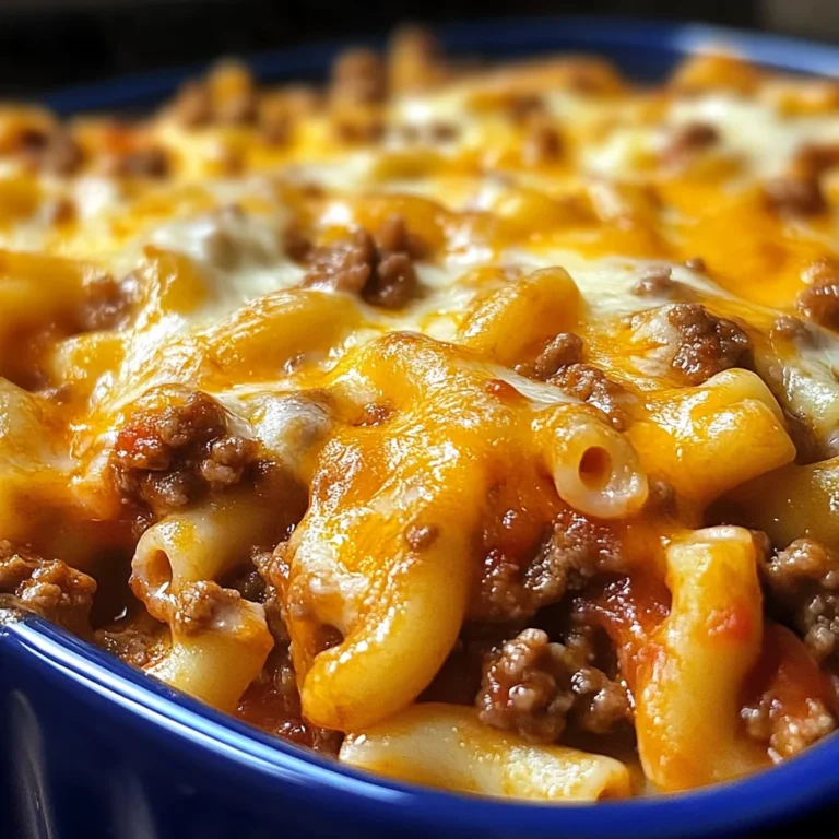 Gratin Pâtes Bœuf