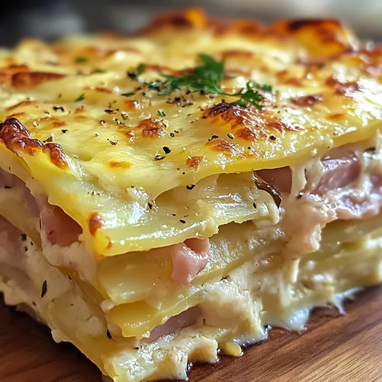 Lasagnes de Pommes de Terre Gourmandes