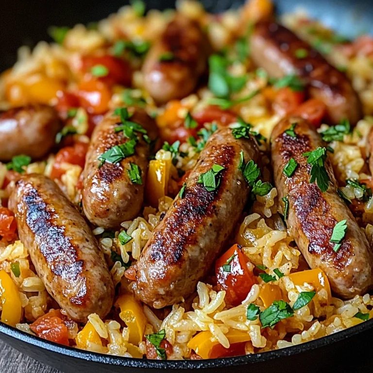 Poêlée Saucisse Riz
