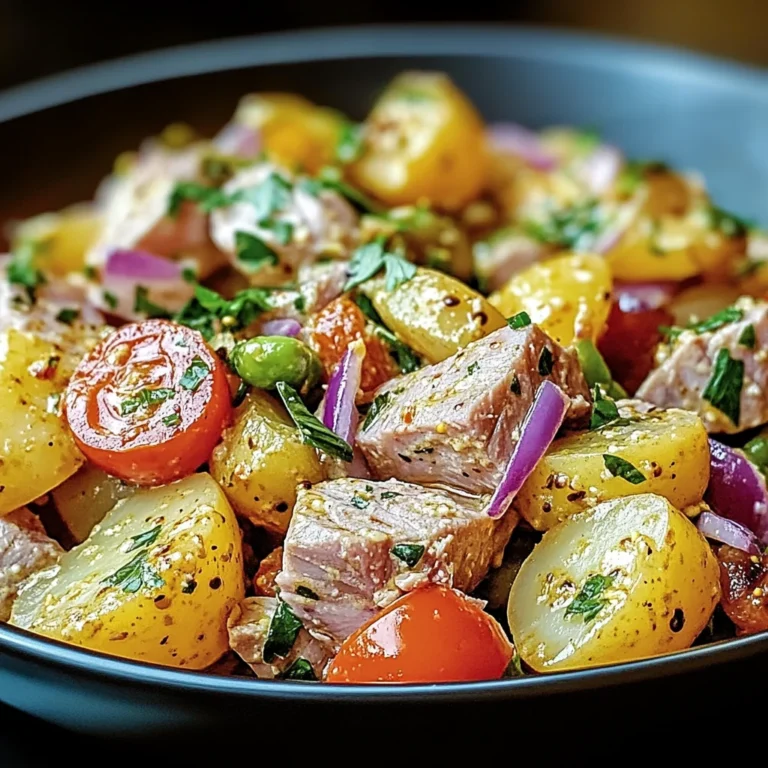 Salade de Pommes de Terre au Thon