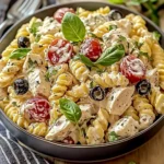 Salade de poulet et pâtes